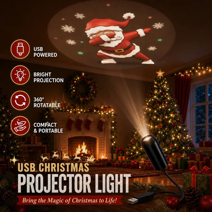 HD Christmas Projector – 6 or 10 Festive Scenes