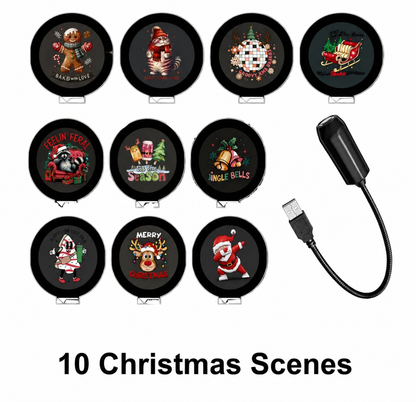 HD Christmas Projector – 6 or 10 Festive Scenes