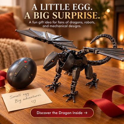 🎀✨DragonMorph – Egg to Dragon Transforming Mechanical Toy