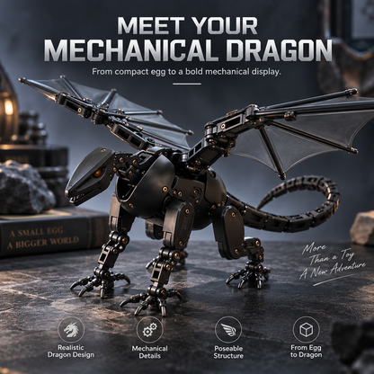 🎀✨DragonMorph – Egg to Dragon Transforming Mechanical Toy