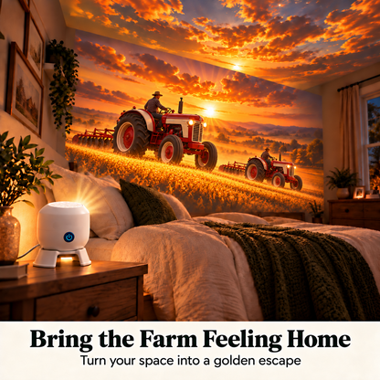 Tractor & Farm Scene Room Projector – Wall & Ceiling Décor for Tractor Lovers✨
