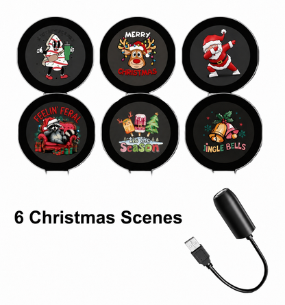 HD Christmas Projector – 6 or 10 Festive Scenes