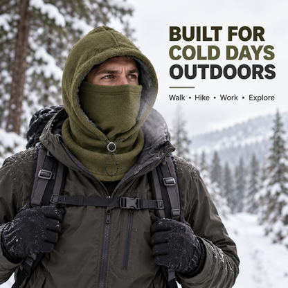 📢LAST DAY 49% OFF 3-in-1 Winter Fleece Balaclava Hood 🧣❄️ Warm Face, Ear & Neck Cover