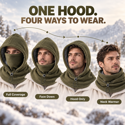 📢LAST DAY 49% OFF 3-in-1 Winter Fleece Balaclava Hood 🧣❄️ Warm Face, Ear & Neck Cover
