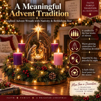 Jesus Candle Wreath